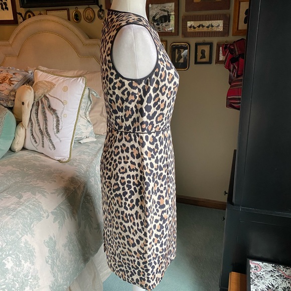 Kate Spade Cotton/Silk ‘Look For The Silver Lining’ Leopard Dress - Picture 4 of 15